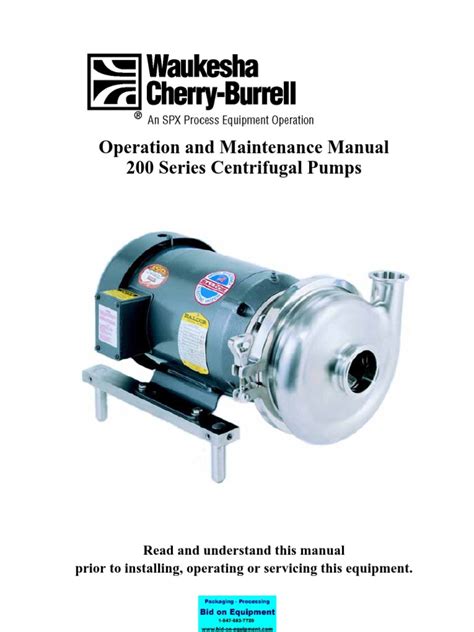 manual centrifugal pump|waukesha pump manual pdf.